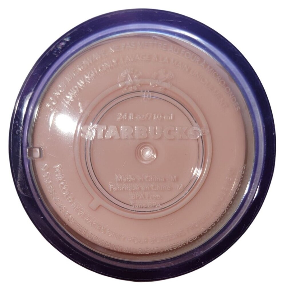 Starbucks Pink Moon & Stars Decorate Your Own Lid Tumbler 24 Oz - Picture 6 of 7